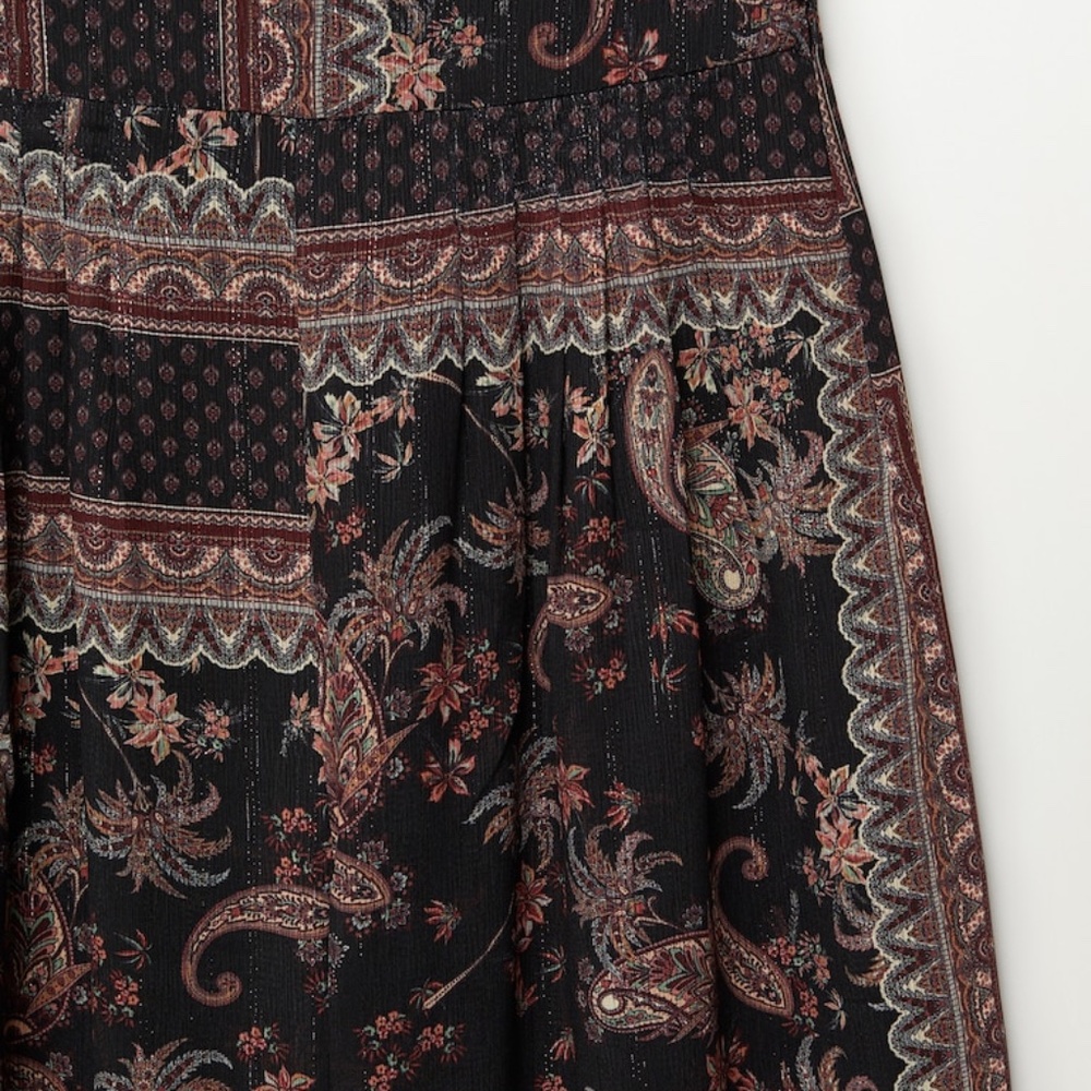 Flowy paisley printed trousers - Picture 4 of 7
